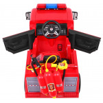 Elektrické autíčko - hasičské - červené